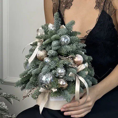 Ель новогодняя №10 (S) H 30 см